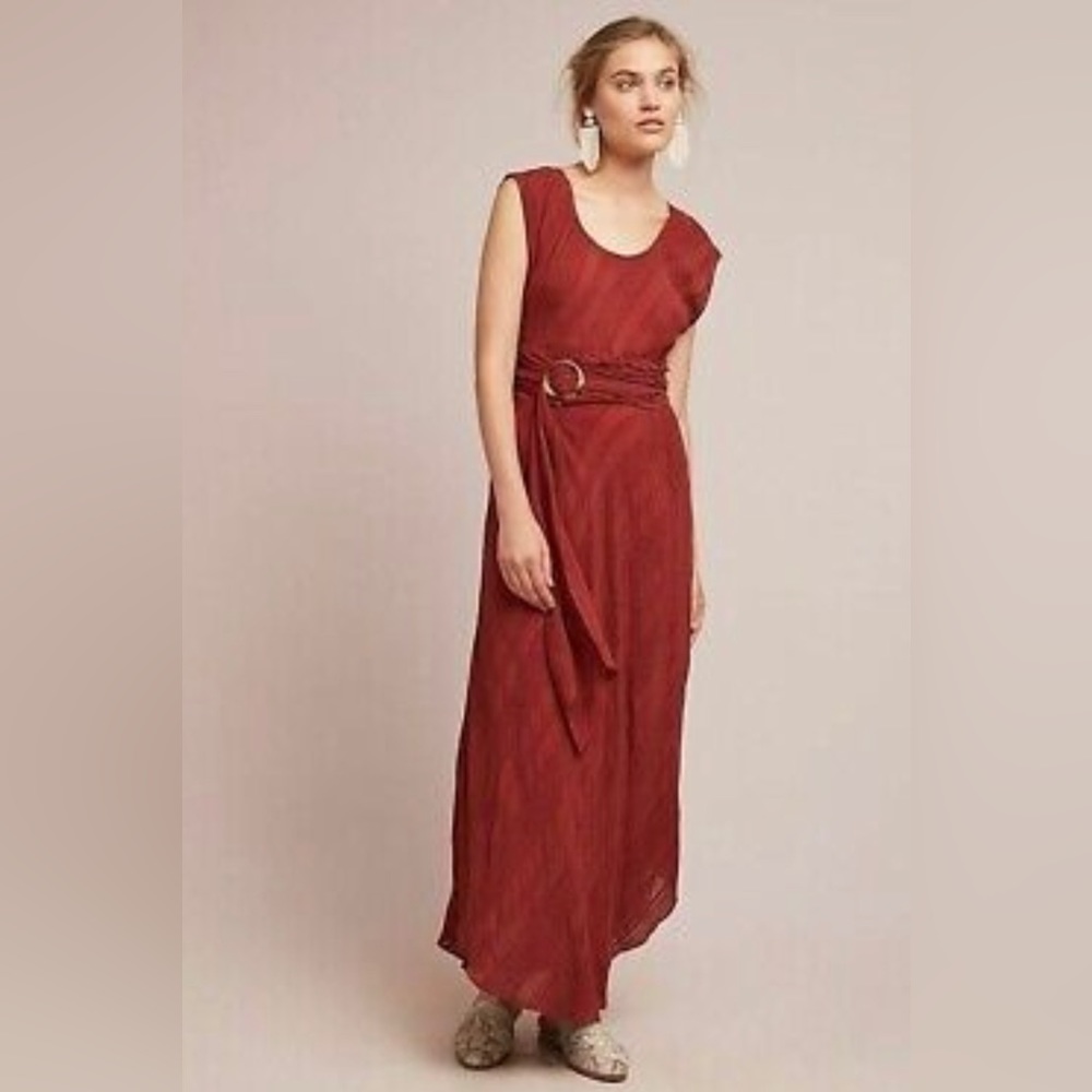 Size 0 red Anthropologie Dress